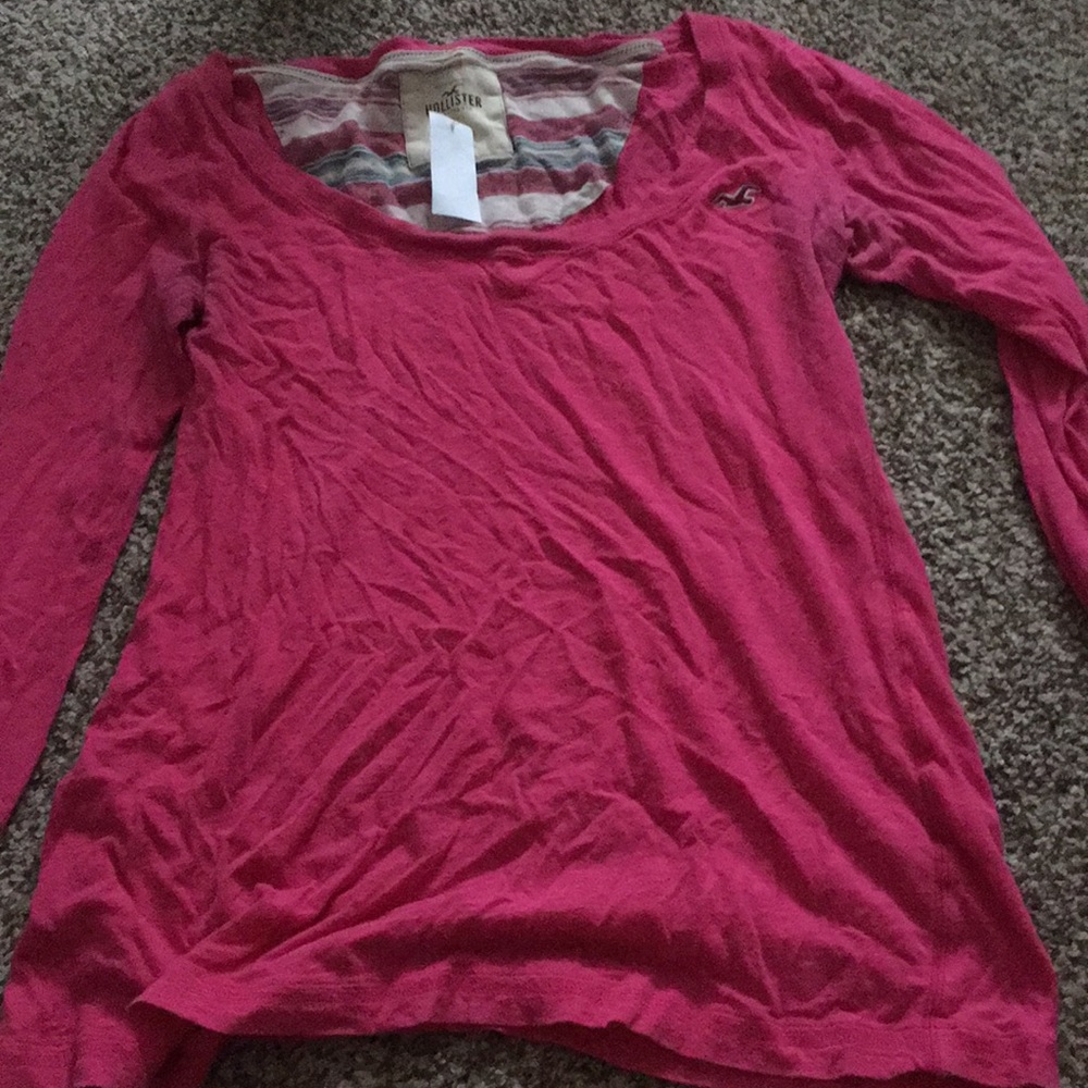 Pink long sleeve shirt